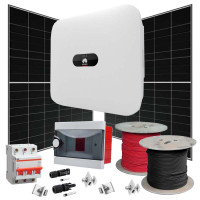 Grid solar power plant 15 kW Huawei+LONGI (Inverter-15kW, Panels-15,64kW)