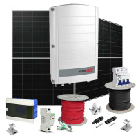 Grid solar power plant 25 kW SolarEdge+LONGI (Inverter-25kW, Panels-25,76kW)