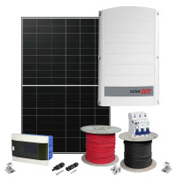 Мережева сонячна електростанція 30 кВт SolarEdge+LONGI (Інвертор-30кВт, Панелі-31,28кВт)
