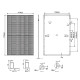 Solar panel 430W TONGWEI TW Solar TWMND-54HS430W Black Frame